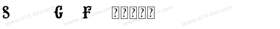 Saloon Girl Fill字体转换